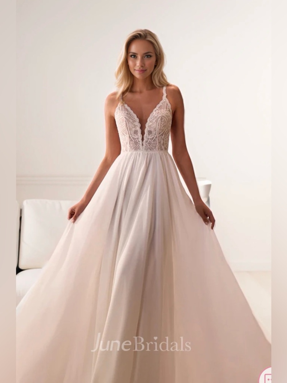 NWT Boho wedding dress Size 4